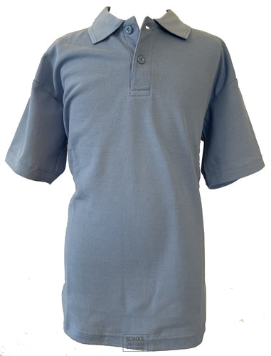 Blue Non-Crested Polo Shirt