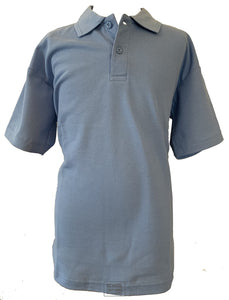 Blue Non-Crested Polo Shirt