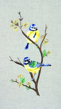 Load image into Gallery viewer, Blue Tits (Freestyle Embroidery Kit)