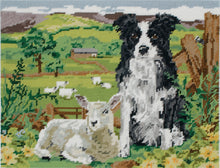 Load image into Gallery viewer, Border Collie and Lamb (Tapestry Kit)