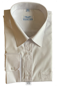 Regular Fit School Shirt (White) (Single Pack)