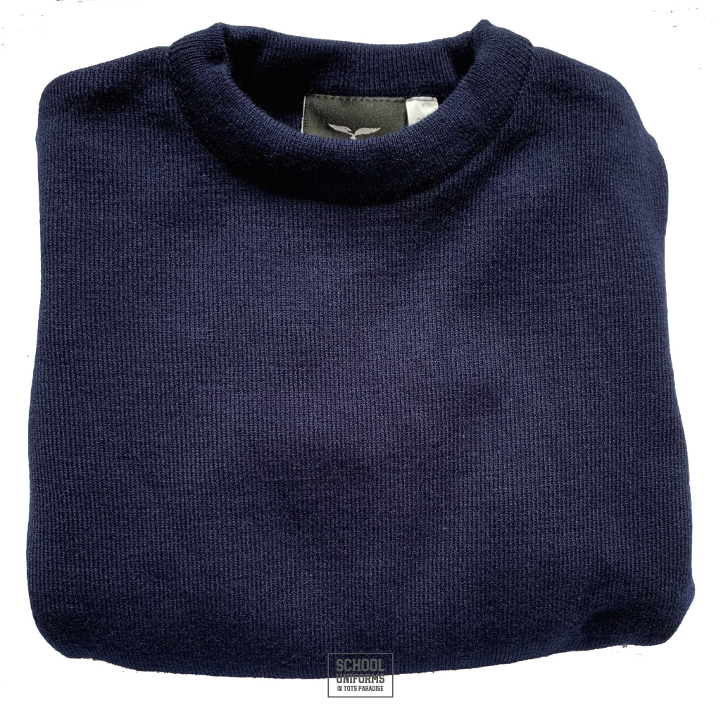 Round Neck Jumper Uncrested (Navy) – School Uniforms and Crafts