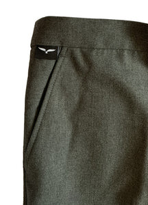 Youth/mens Sturdy Elastic Waist Trousers (Grey)
