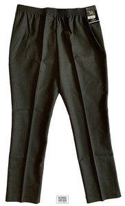 Youth/mens Sturdy Elastic Waist Trousers (Grey)