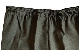 Boys - Sturdy/comfort Fit Elastic Waist Trousers (Grey)
