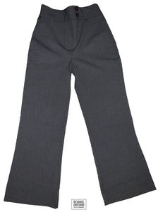 Girls Lycra Elasticated Waist Trousers (Grey)