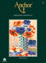Load image into Gallery viewer, Anemones Flower &amp; Vase Scene (Tapestry Kit)
