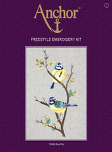 Load image into Gallery viewer, Blue Tits (Freestyle Embroidery Kit)
