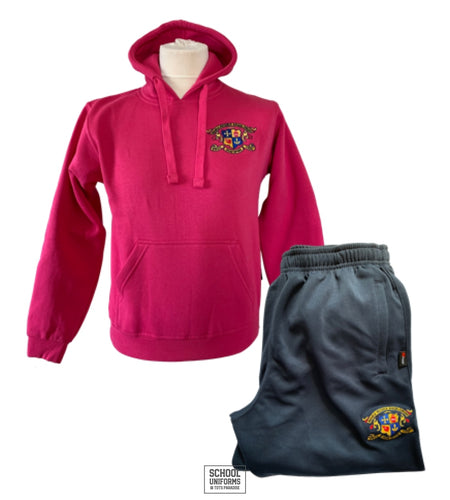 Loreto College Mullingar Full Tracksuit (Hoody & Jog Legs) Hoody
