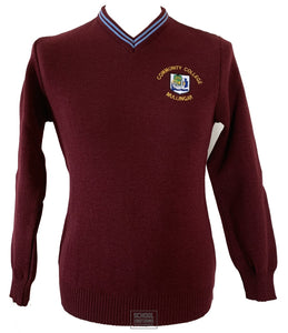 Mullingar Community College Jumper (Junior Cycle - Maroon)