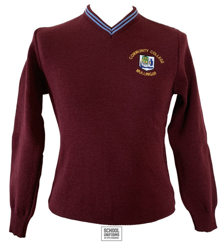 Mullingar Community College Jumper (Junior Cycle - Maroon)