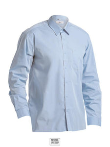 Regular Fit School Shirt (Blue) (Single Pack)
