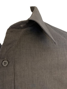 Regular Fit School Shirt (Dark Grey) (Single Pack)