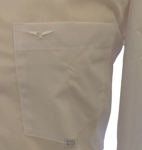 Regular Fit School Shirt (White) (Single Pack)