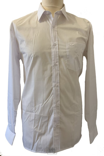 Regular Fit School Shirt (White) (Single Pack)