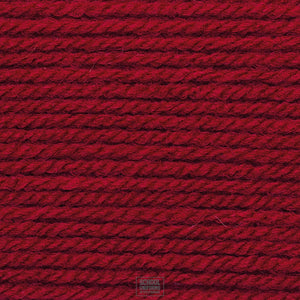 Rico Basic Super Big Aran - Burgundy