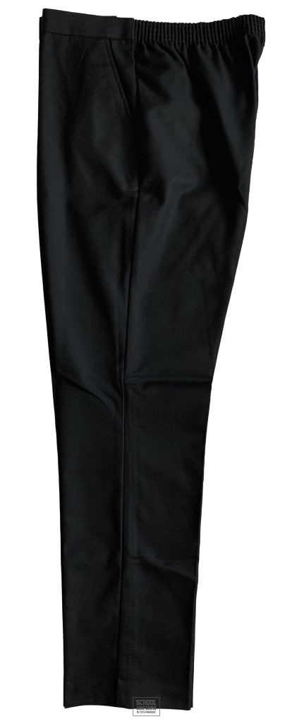 Youths/mens - Sturdy/comfort Elastic Waist Trousers (Navy)